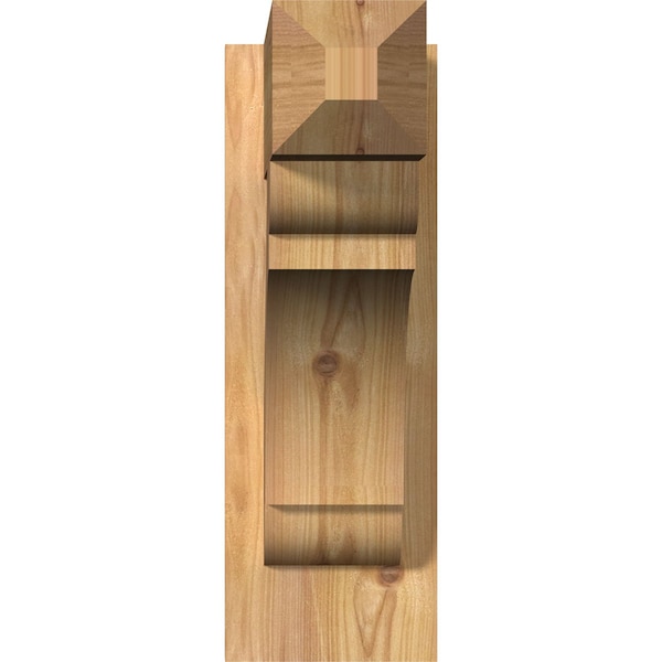 Olympic Smooth Craftsman Outlooker, Western Red Cedar, 5 1/2W X 16D X 16H